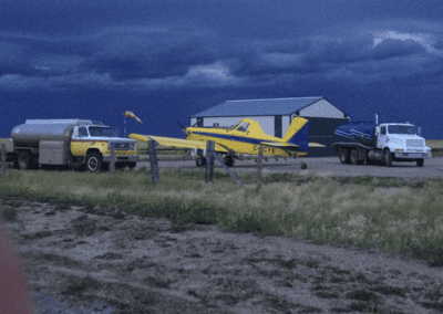 Tarrickfic Aerial plane at an airport